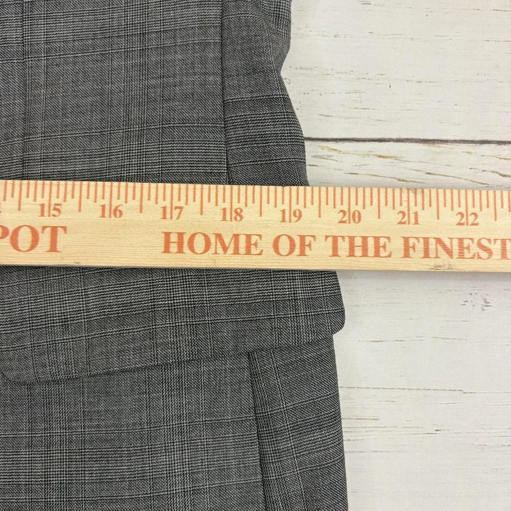 Banana Republic Blazer Suit Jacket Mens 40S Glen Plaid Wool Tailored Slim Fit
